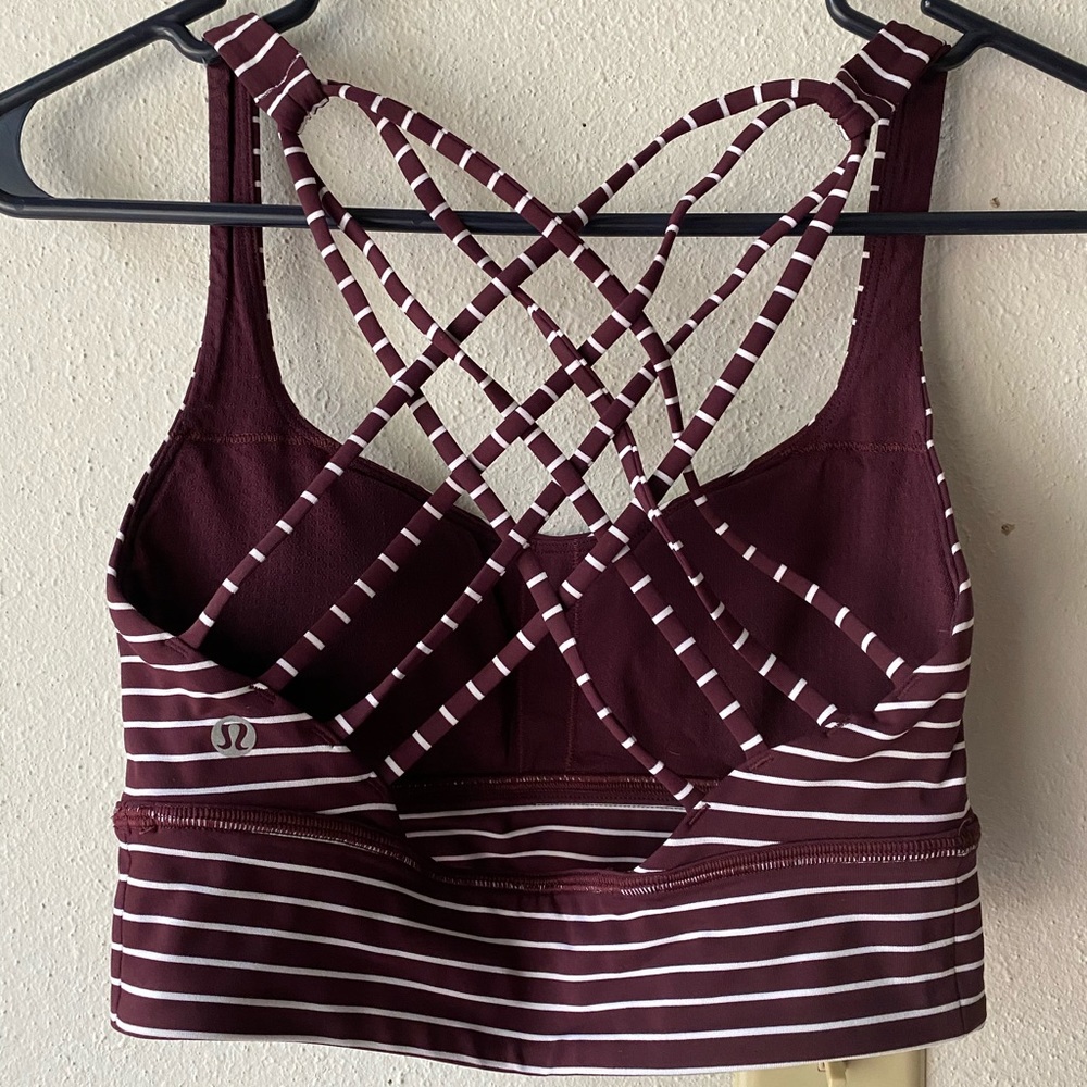 Lululemon free to be wild long line bra
